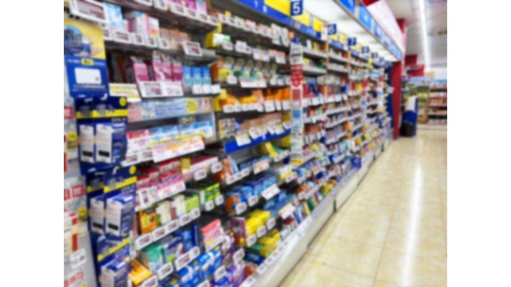 ドラッグストア棚